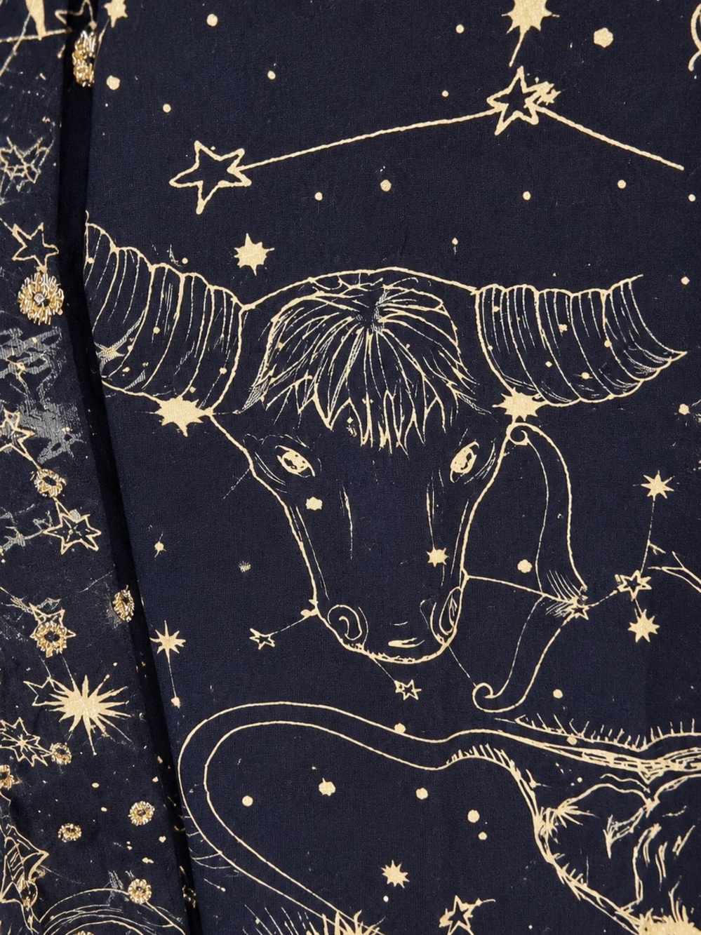 Camilla Celestial-Print Navy Wide-Leg Jumpsuit - Picture 4 of 9